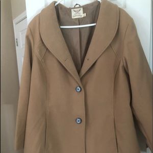 Camel Pea Coat